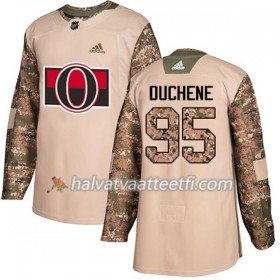 Miesten NHL Ottawa Senators Pelipaita Matt Duchene 95 Adidas 2017-2018 Camo Veterans Day Practice Authentic